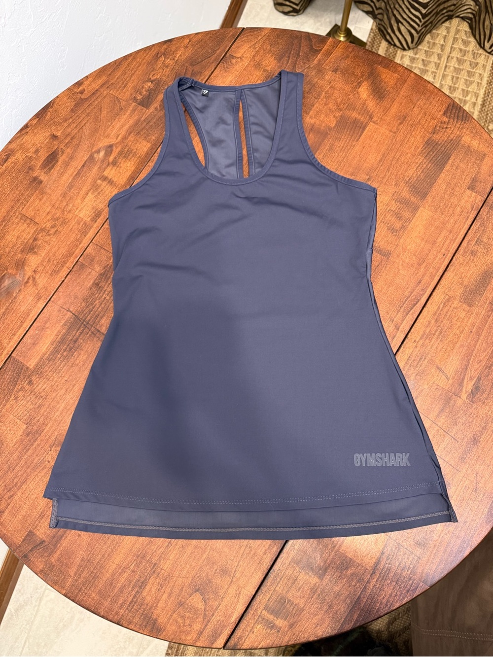 Gymshark Women's XS Dark Navy Grey Racerback Tank